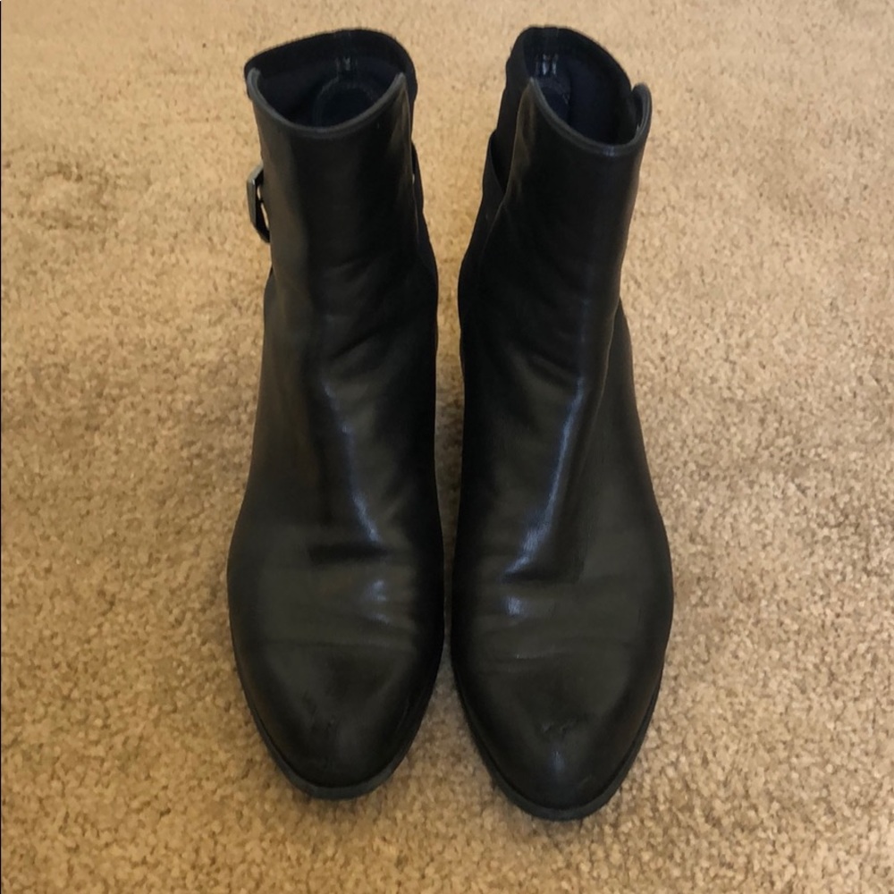 Stuart Weitzman black booties